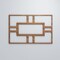 Ekena Millwork Large Hastings Decorative Fretwork Wood Wall Panels, Walnut, 15 1/2"W x 23 3/8"H x 3/8"T WALW24X24X0375HASWA - alternate 5